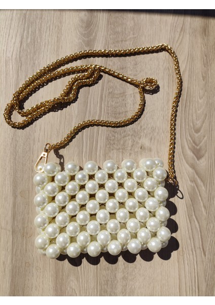 El Örmesi - Özel Tasarım İnci Mini Çanta- Günlük ,Özel Gün (Nikah,Düğün) fiyatları