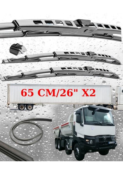 Renault K 480 Ön Silecek Süpürgesi Seti 65CM