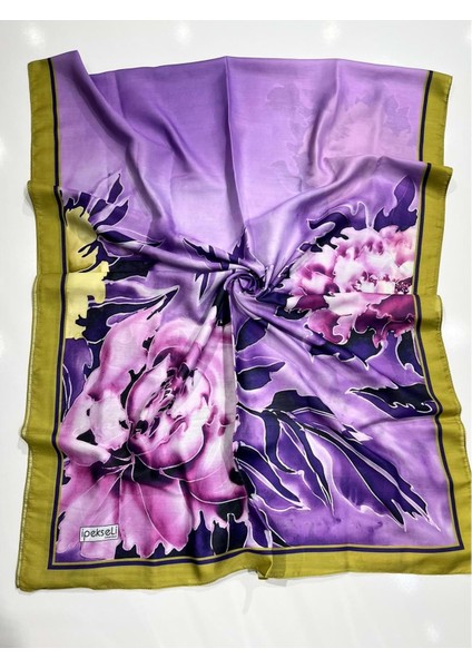 Ipekseli Pamuklu Şal Desen 2 - 2