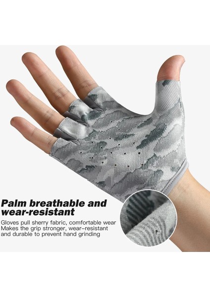 Stavye Uv Korumalı Parmaksız Balıkçılık Eldiveni - Nefes Alabilir, Kaymaz, Hafif ve Unisex Tasarım modelleri