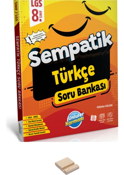 Lgs 8. Sınıf Sempatik Türkçe Soru Bankası ve Telefon Standı