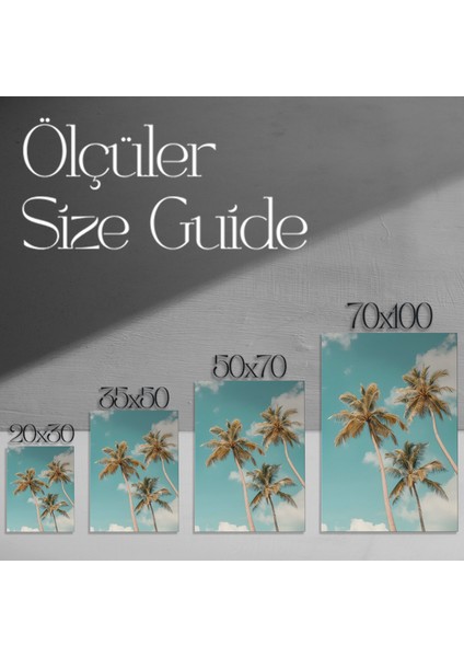 Tropikal Palmiye Ağaçları Tablosu modelleri