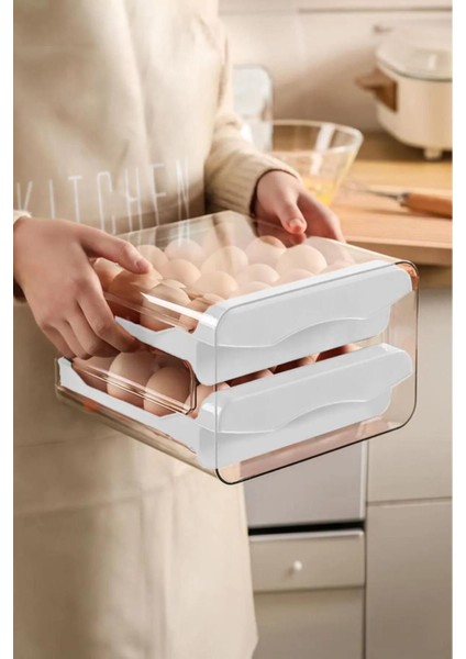 Galerıyo Yumurta Organizeri Kapaklı Çekmeceli Düzenleyici 1 Adet, Steril Yumurtalık