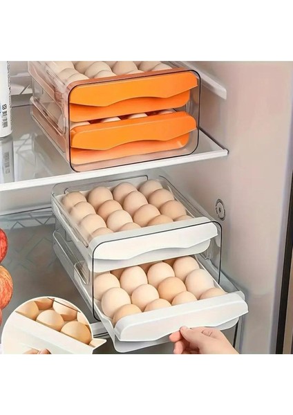 Galerıyo Yumurta Organizeri Kapaklı Çekmeceli Düzenleyici 1 Adet, Steril Yumurtalık modelleri