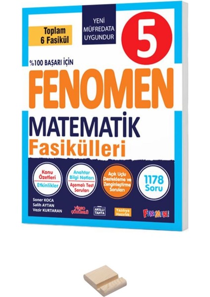 5. Sınıf Matematik Fasikülleri ve Telefon Standı