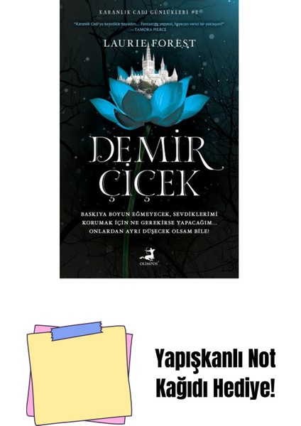 Demir Çiçek + Yapışkanlı Not Kağıdı
