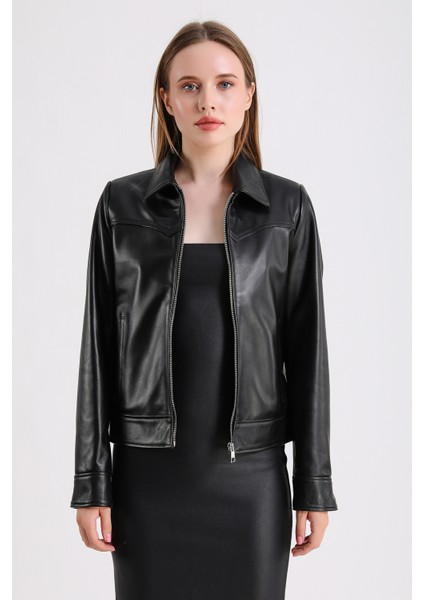 Carole Kadın Deri Ceket