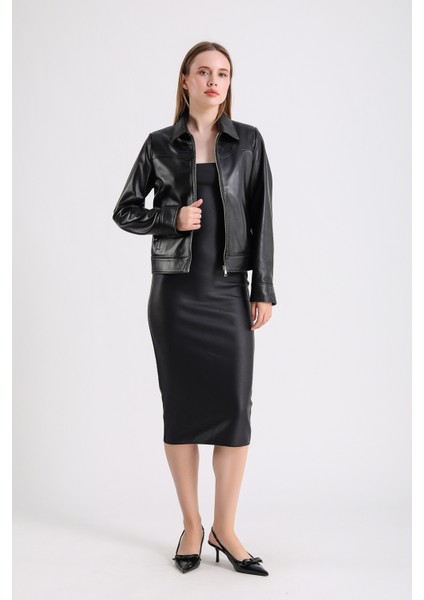 Carole Kadın Deri Ceket fiyatları