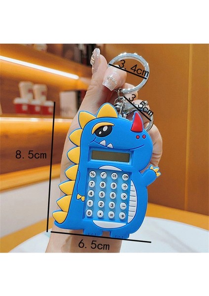 Hesap Makinesi Dino Mini Anahtarlıklı Labirent Oyunlu / Mavi fiyatları