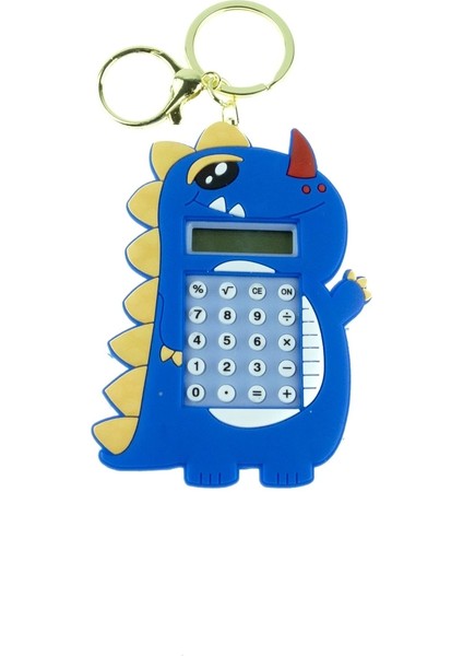 Hesap Makinesi Dino Mini Anahtarlıklı Labirent Oyunlu / Mavi indirimleri