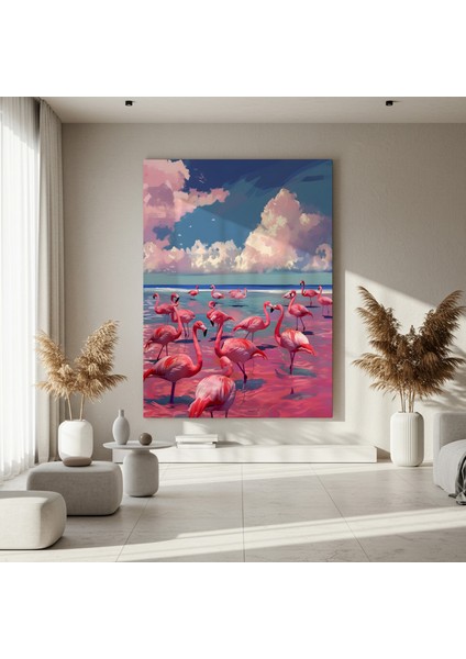 Pembe Flamingolar ve Pembe Bulutlar Tablosu fırsatları