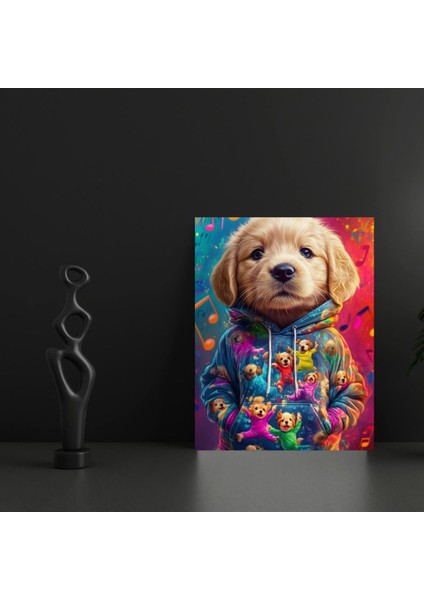 Hd Digital Baskı Kanvas Köpek Desenli Tablo Ev Ofis fiyatları