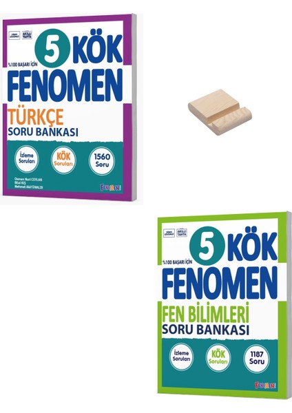 5. Sınıf Kök Türkçe ve Fen Bilimleri Soru Bankası + Telefon Standı