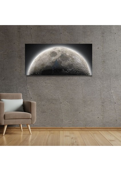 Hd Digital Baskı Ay ve Uzay Desenli Kanvas Tablo fiyatları