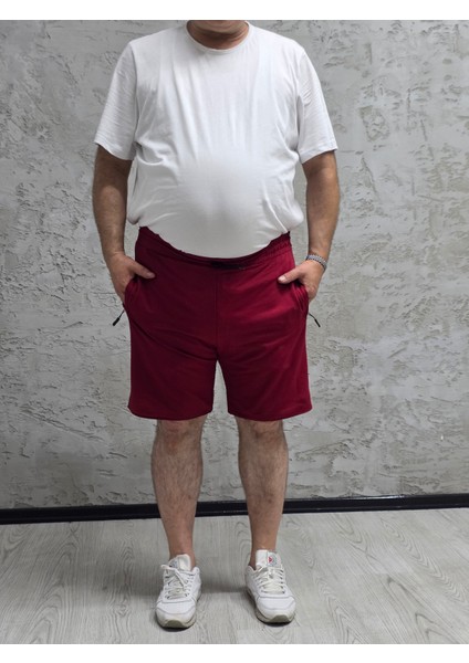 2335-BATTAL Beden 2 Iplik Düz Şort
