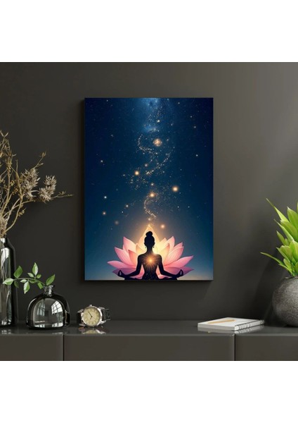 Hd Digital Baskı Yüksek Çözünürlük Mandala Desenli Kanvas Tablo