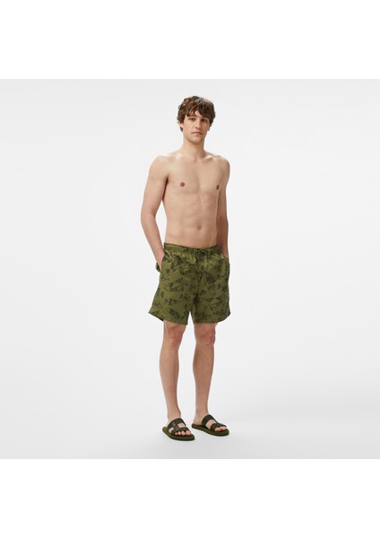 Erkek Yeşil Deniz Şortu