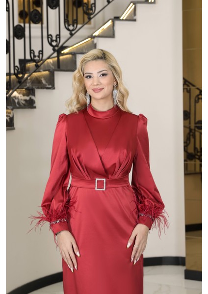 Tesettür Abiye Saten Lara fiyatları