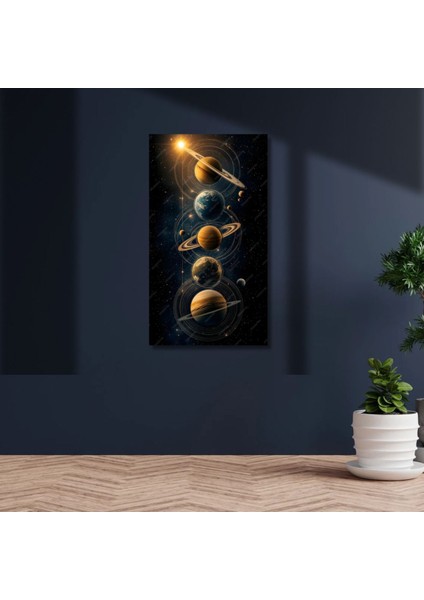 Kanvas Tablo Dijital Baskı Astroloji Gezegenler Tablosu Salon Duvar Tablosu modelleri