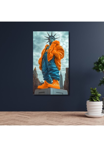 Hd Digital Özgürlük Anıtı Çalışmalı Amerika Kanvas Duvar Tablosu