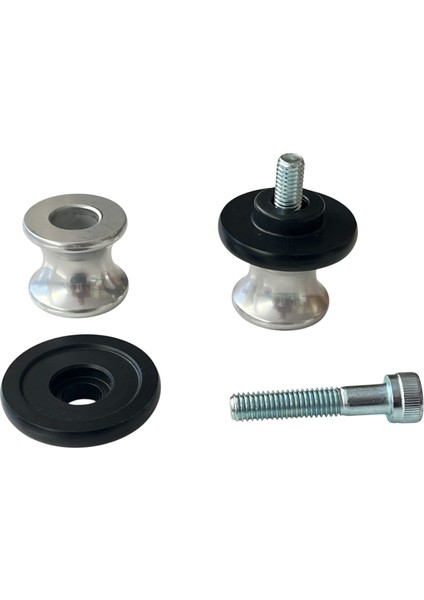 Dmk Triumph Trident 660 Uyumlu Kaldırma Sehpa Makarası (Gümüş)