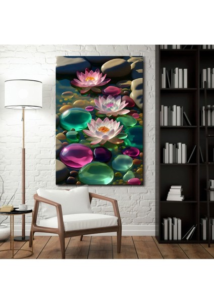 Kanvas Tablo Dijital Bask Mandala Salon Duvar Tablosu