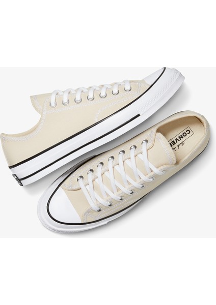 Chuck 70 Crafted Unisex Krem Sneaker