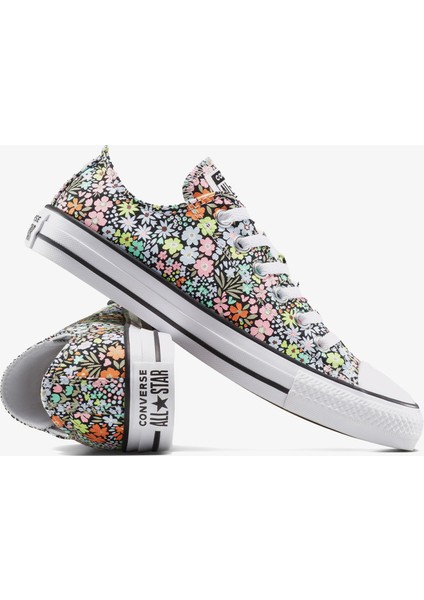Chuck Taylor All Star Mini Flowers Unisex Renkli Sneaker indirimleri