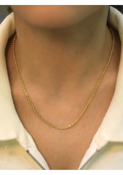 14 Ayar Altın Viyana Zincir Kolye
