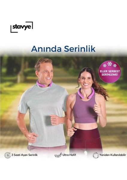 Termojel Portatif Soğutucu Boyun Halkası - Spor, Tansiyon ve Sıcak Havalarda Serinlik indirimleri