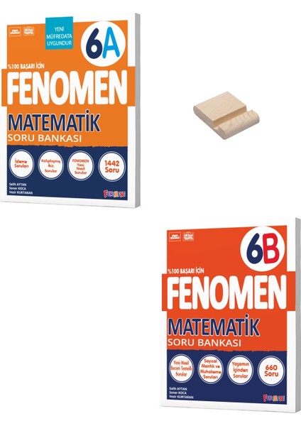 6. Sınıf A ve B Matematik Soru Bankası + Telefon Standı