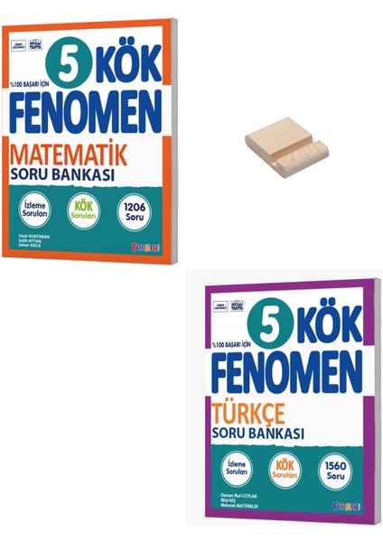 5. Sınıf Kök Matematik ve Türkçe Soru Bankası + Telefon Standı