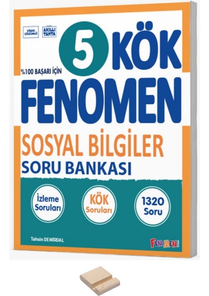 5. Sınıf Kök Sosyal Bilgiler Soru Bankası ve Telefon Standı