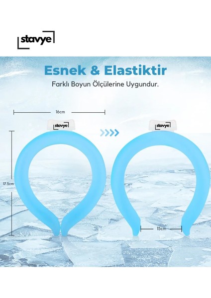 Termojel Portatif Soğutucu Boyun Halkası - Spor, Tansiyon ve Sıcak Havalarda Serinlik fiyatları