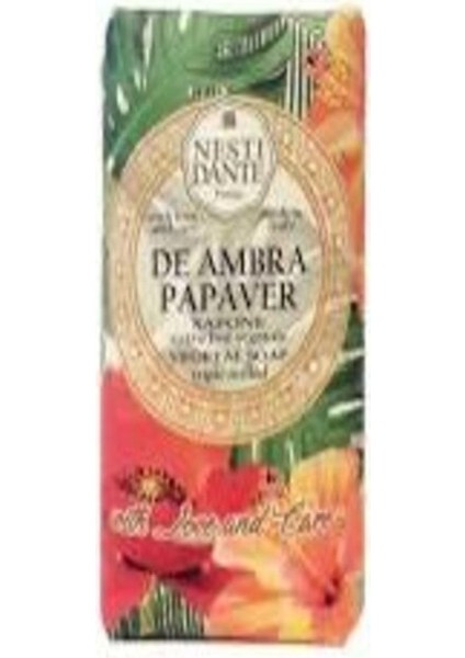 De Ambra Papaver Katı Sabun 250 gr