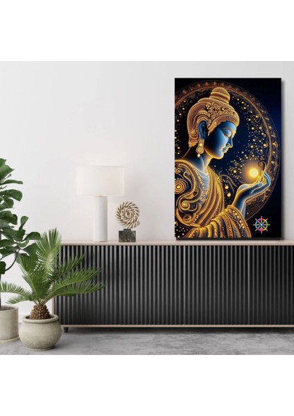 Kanvas Tablo Dijital Baskı Buddha Tablo Salon Duvar Tablosu