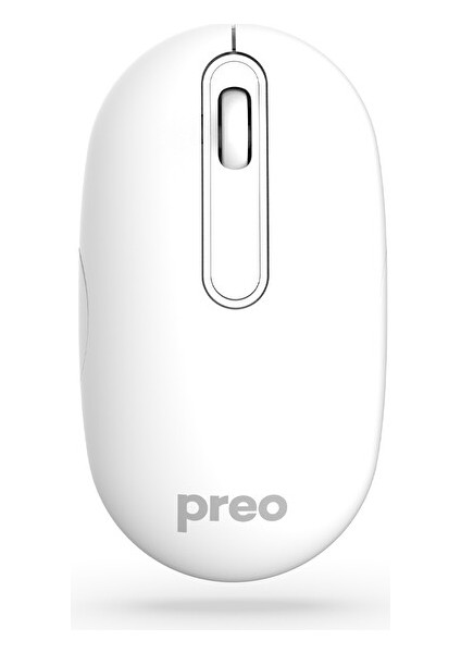 M21 Kablosuz Sessiz Beyaz Lazer Mouse 1000 DPI Ev ve Ofis Kullanımı İçin