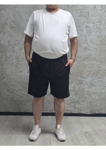 2335-BATTAL Beden 2 Iplik Düz Şort