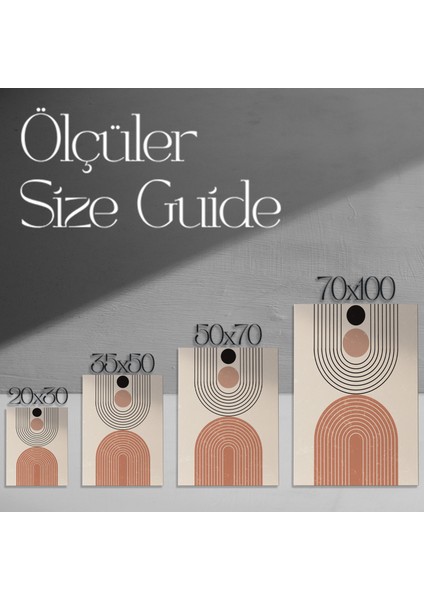 Minimalist Soyut Geometrik Sanat Tablosu modelleri