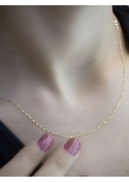 14 Ayar Altın Ince Aynalı Zincir Kolye fiyatları