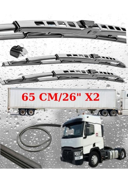 Renault T 460 Ön Silecek Süpürgesi Seti 65CM