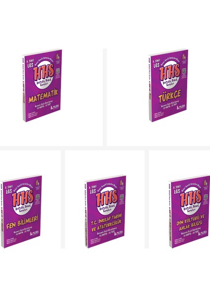 Muba 8. Sınıf Tüm Dersler Haftalık Hasat Soruları Seti 5 Kitap Mu