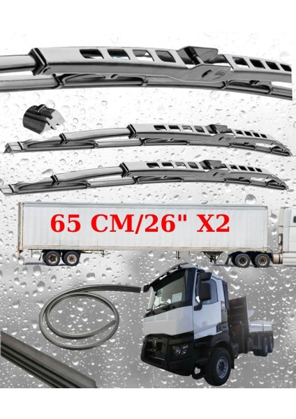 Renault K 380 Ön Silecek Süpürgesi Seti 65CM