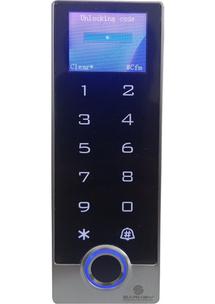 SR-213 LCD Em 12-24 V Dc Besleme Voltajı, Proximity Kart Okuyucu (125 Khz)