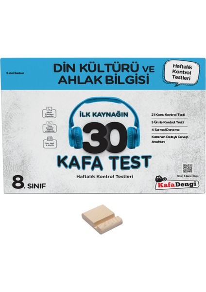 Lgs 8. Sınıf Din Kültürü 30 Kafa Test ve Telefon Standı