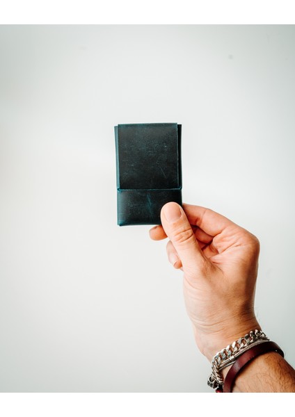 Hakiki Deri El Yapımı Dünyanın En Minimalist Cüzdanı