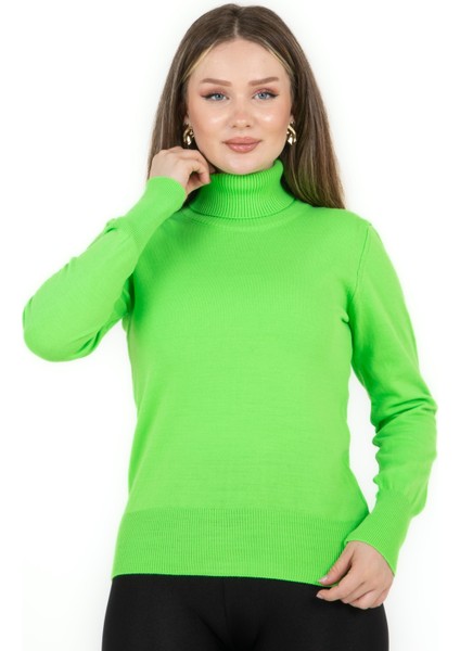 Balıkçı Yaka Basic Kazak Yeşil fırsatları