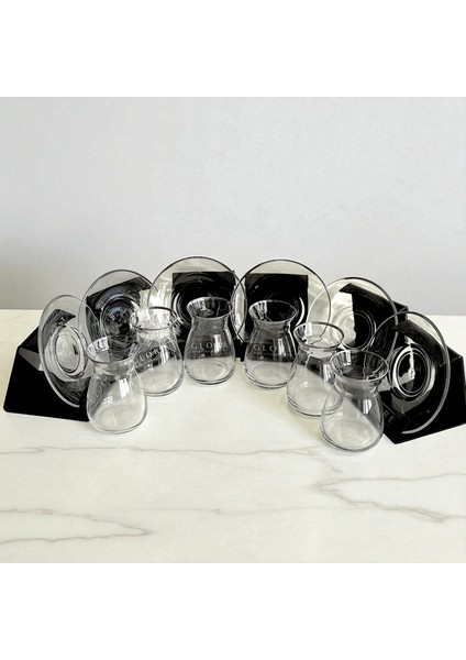 Cam Çay Bardağı ve Tabağı 6'lı Set fiyatları