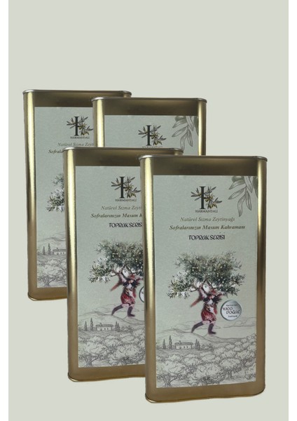 Natürel Sızma Zeytinyağı 20 Lt Toprak Serisi Yüksek Polifenol ; 0,48 Asit, Pestisit Içermez