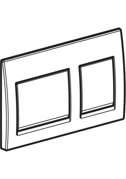 Kumanda Kapağı ALPHA35 - Çift Basmalı - Beyaz fiyatları
